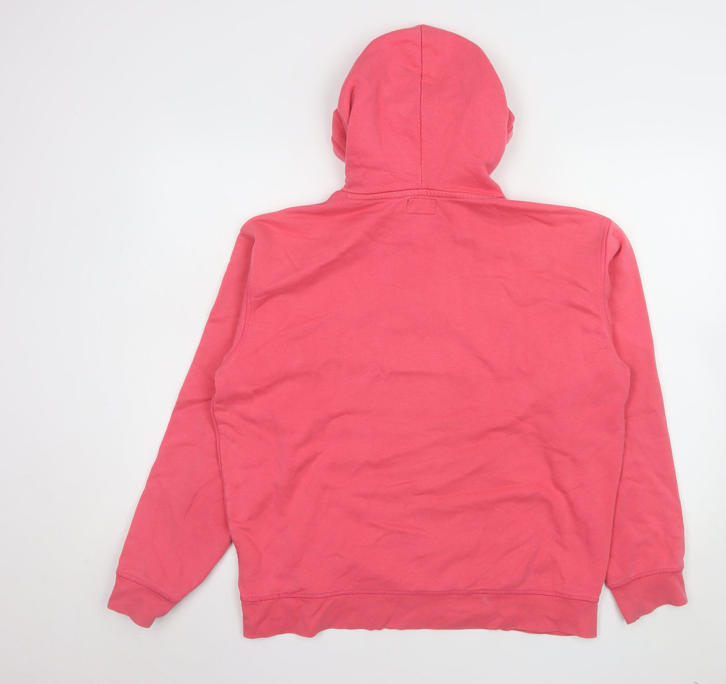Womens UK Size M OBEY Pink Pullover Hoodie