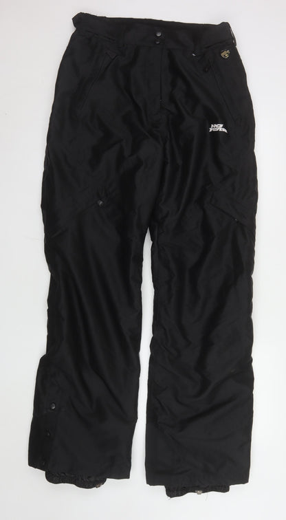 No Fear Women's Black Size 12 Waterproof Insulated Snow Pants