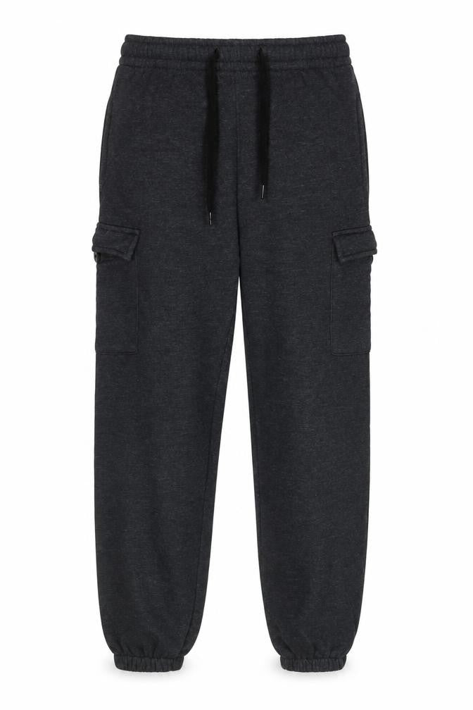 Mens UK Size S Yulu Regular Fit Jogger Black Trousers