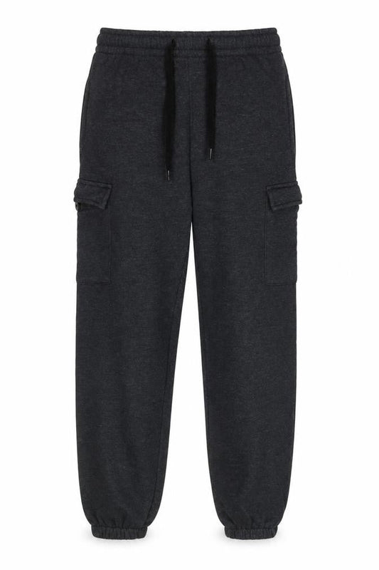 Mens UK Size S Yulu Regular Fit Jogger Black Trousers