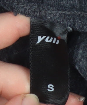 Mens UK Size S Yulu Regular Fit Jogger Black Trousers