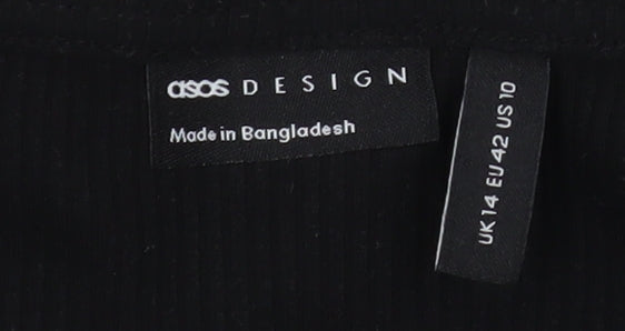 Womens UK Size 14 ASOS DESIGN Bodycon Dress