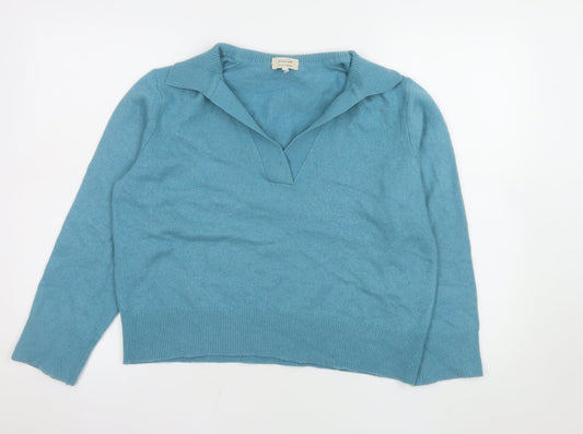 Womens UK Size L Jigsaw Blue Pullover Jumper