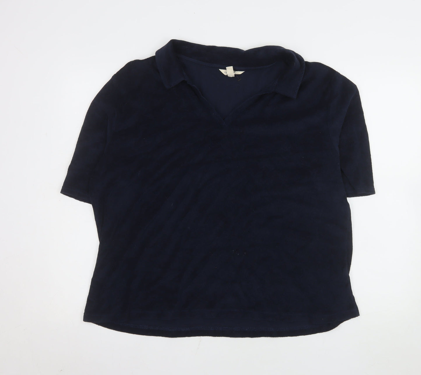 Womens UK Size 18 Seasalt Cornwall Blue Basic Polo
