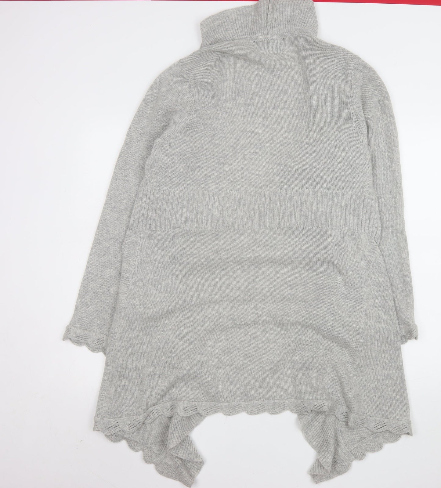 Womens UK Size XL Cynthia Rowley Grey Cardigan Jumper