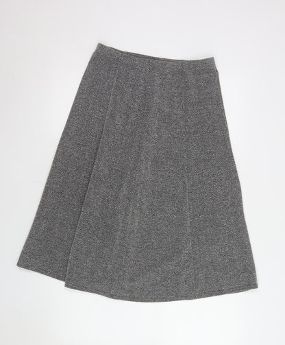 Womens UK Size 12 Afibel A-Line Tweed Skirt