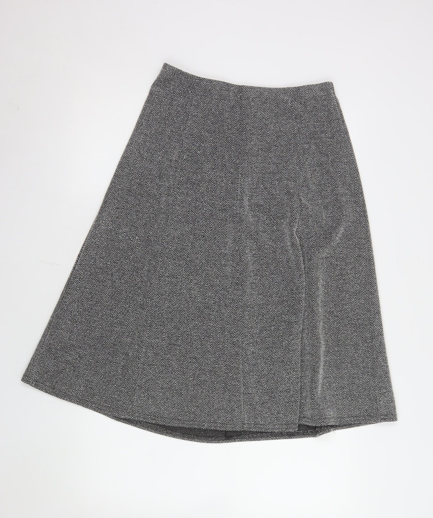 Womens UK Size 12 Afibel A-Line Tweed Skirt