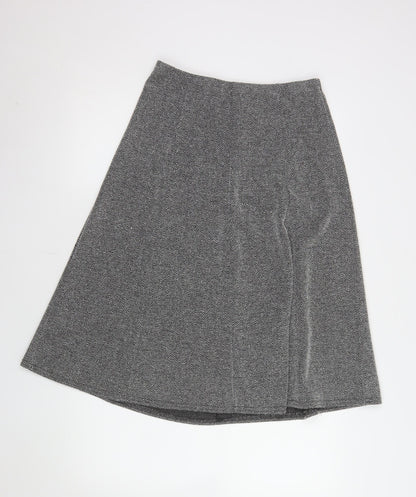 Womens UK Size 12 Afibel A-Line Tweed Skirt