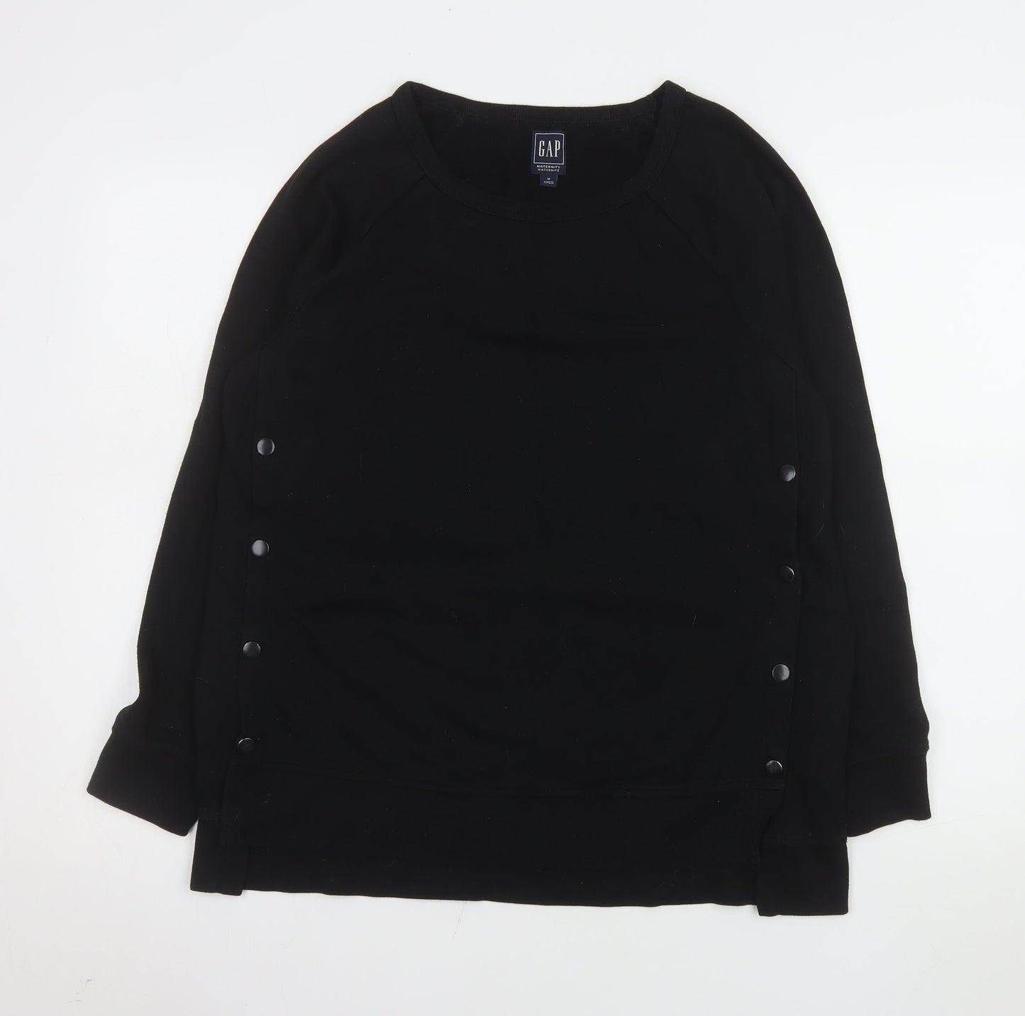 Womens UK Size M Gap Black Pullover Sweatshirt