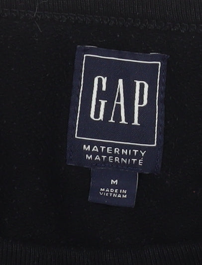 Womens UK Size M Gap Black Pullover Sweatshirt