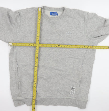 Mens UK Size S adidas Grey Pullover Sweatshirt
