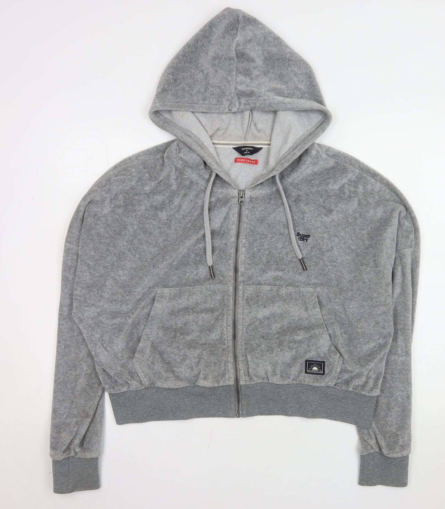 Womens UK Size 16 Superdry Grey Basic Jacket