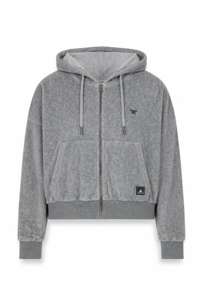 Womens UK Size 16 Superdry Grey Basic Jacket