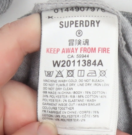 Womens UK Size 16 Superdry Grey Basic Jacket