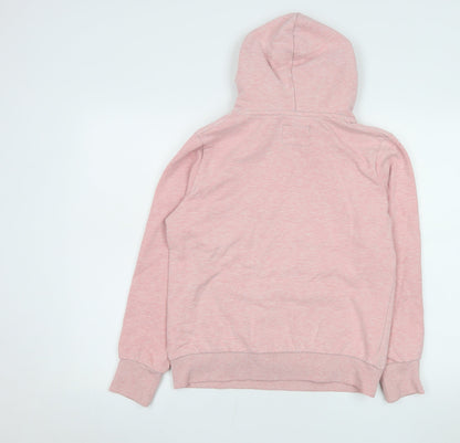 Womens UK Size 14 Superdry Pink Pullover Hoodie