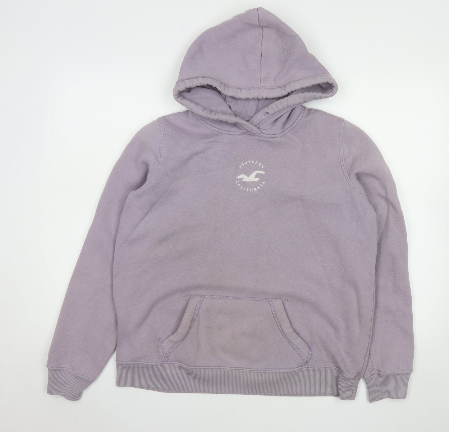 Womens UK Size L Hollister Purple Pullover Hoodie