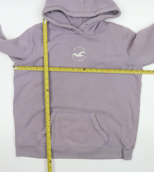 Womens UK Size L Hollister Purple Pullover Hoodie