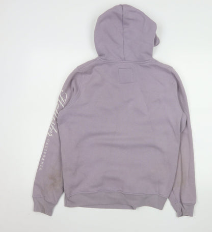 Womens UK Size L Hollister Purple Pullover Hoodie