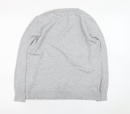 Womens UK Size 16 M&Co Grey Pullover Jumper