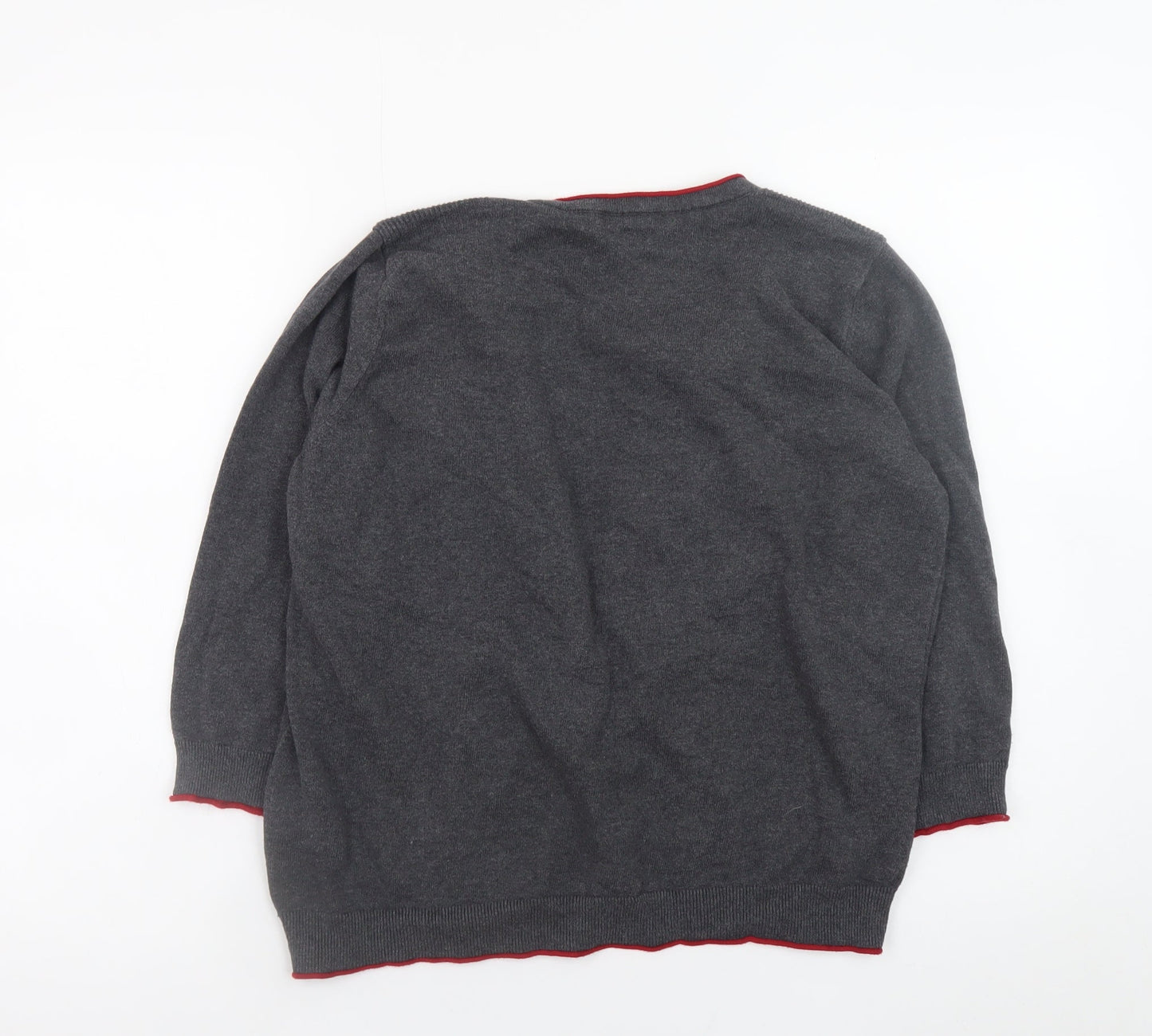 Womens UK Size 14 Marks and Spencer Grey Cardigan Jumper