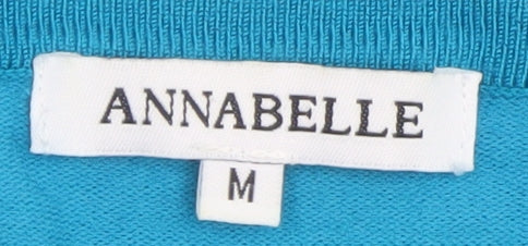 Womens UK Size M Annabelle Blue Cardigan Jumper