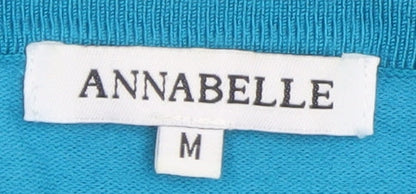 Womens UK Size M Annabelle Blue Cardigan Jumper