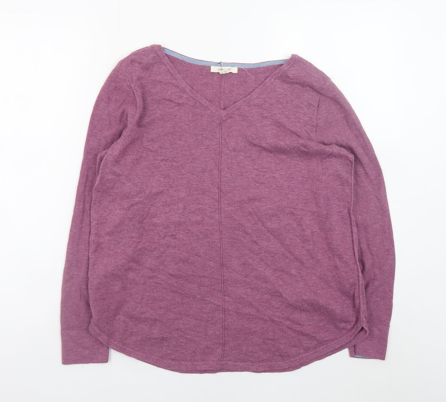 Womens UK Size 14 White Stuff Purple Pullover Jumper