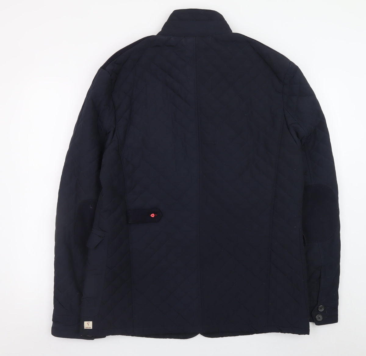 Saint Jude Men's Blue Quilted Mid-Length Jacket XL Polyester