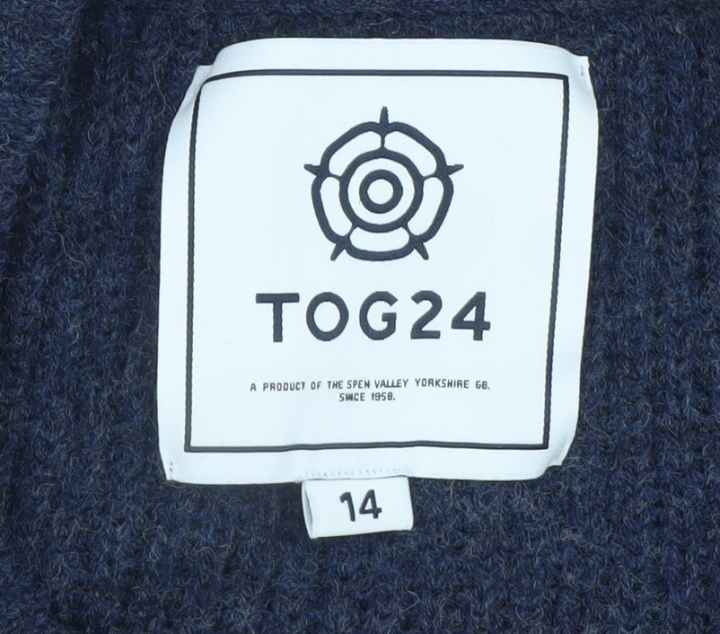 Womens UK Size 14 TOG24 Blue Pullover Jumper