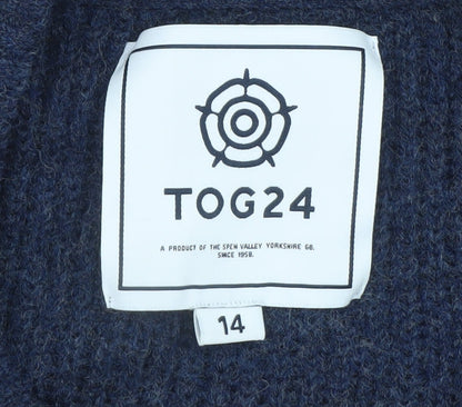 Womens UK Size 14 TOG24 Blue Pullover Jumper