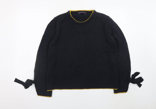 Womens UK Size L Marks and Spencer Black Pullover Jumper