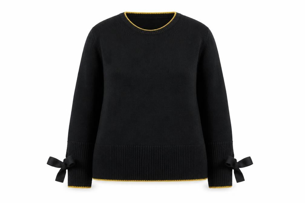 Womens UK Size L Marks and Spencer Black Pullover Jumper