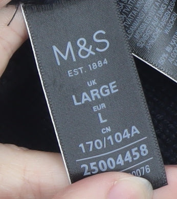 Womens UK Size L Marks and Spencer Black Pullover Jumper