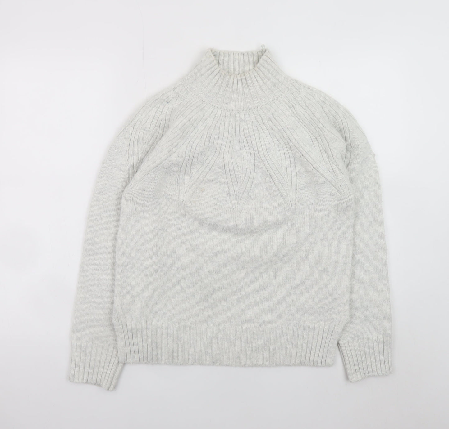 Womens UK Size S Marks and Spencer Grey Pullover Jumper