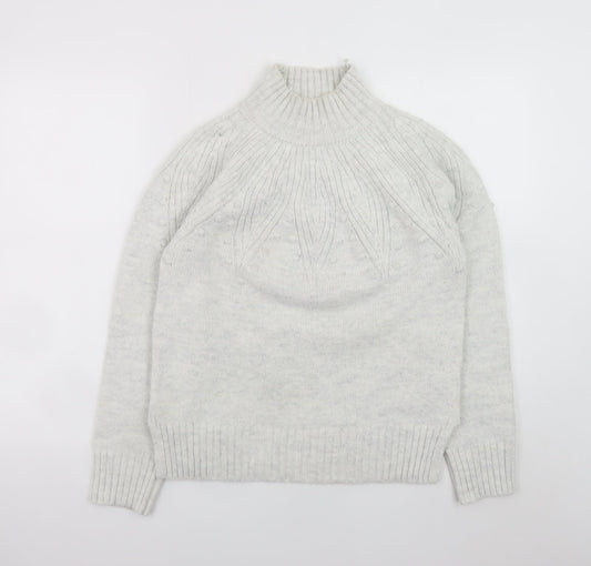 Womens UK Size S Marks and Spencer Grey Pullover Jumper