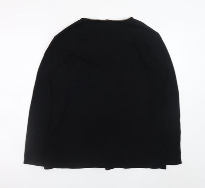 Womens UK Size S Bonmarché Black Cardigan Jumper