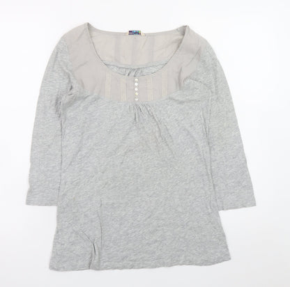 Womens UK Size 8 Marks and Spencer Grey Tunic Blouse