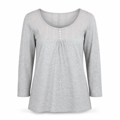 Womens UK Size 8 Marks and Spencer Grey Tunic Blouse