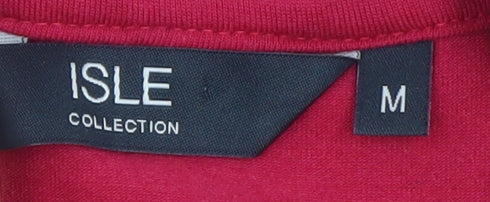 Womens UK Size M Isle Collection Red Tunic Blouse