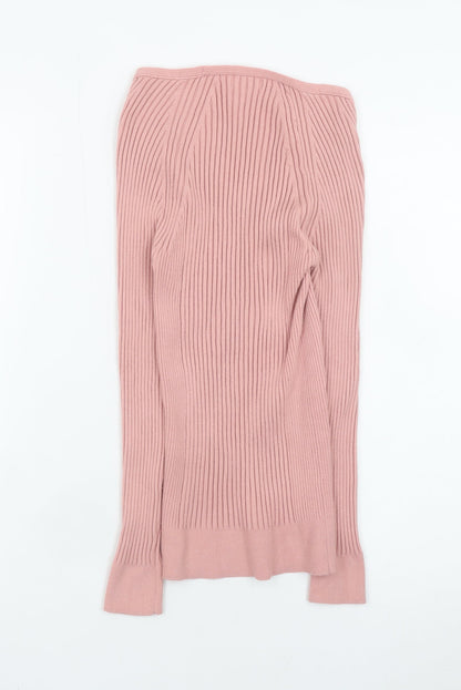 Womens UK Size S MNG Pink Basic Blouse