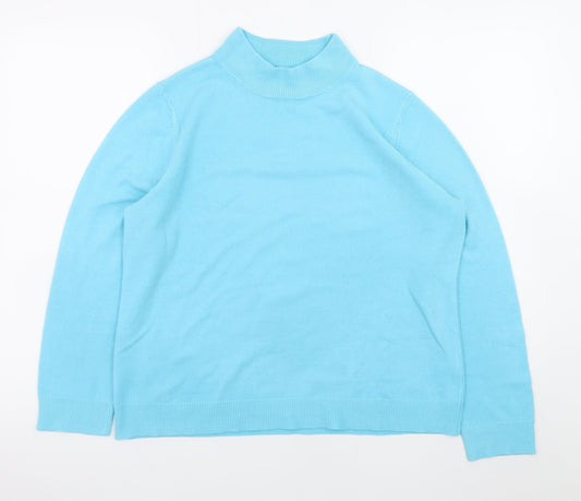 Womens UK Size 16 BHS Blue Pullover Jumper