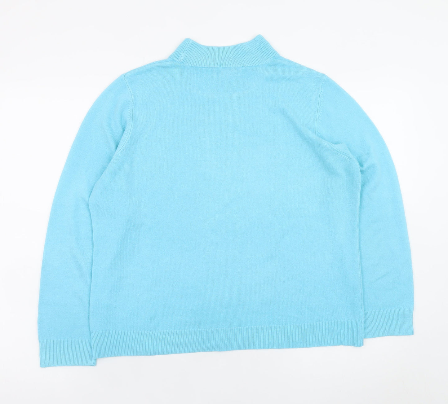 Womens UK Size 16 BHS Blue Pullover Jumper