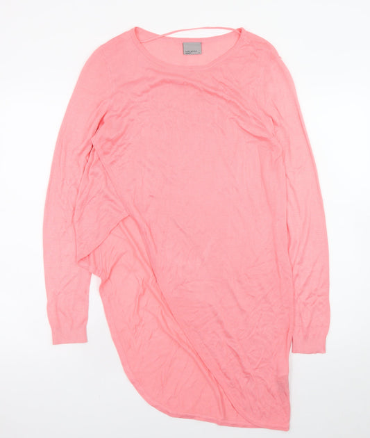 Womens UK Size M VERO MODA Pink Tunic Blouse