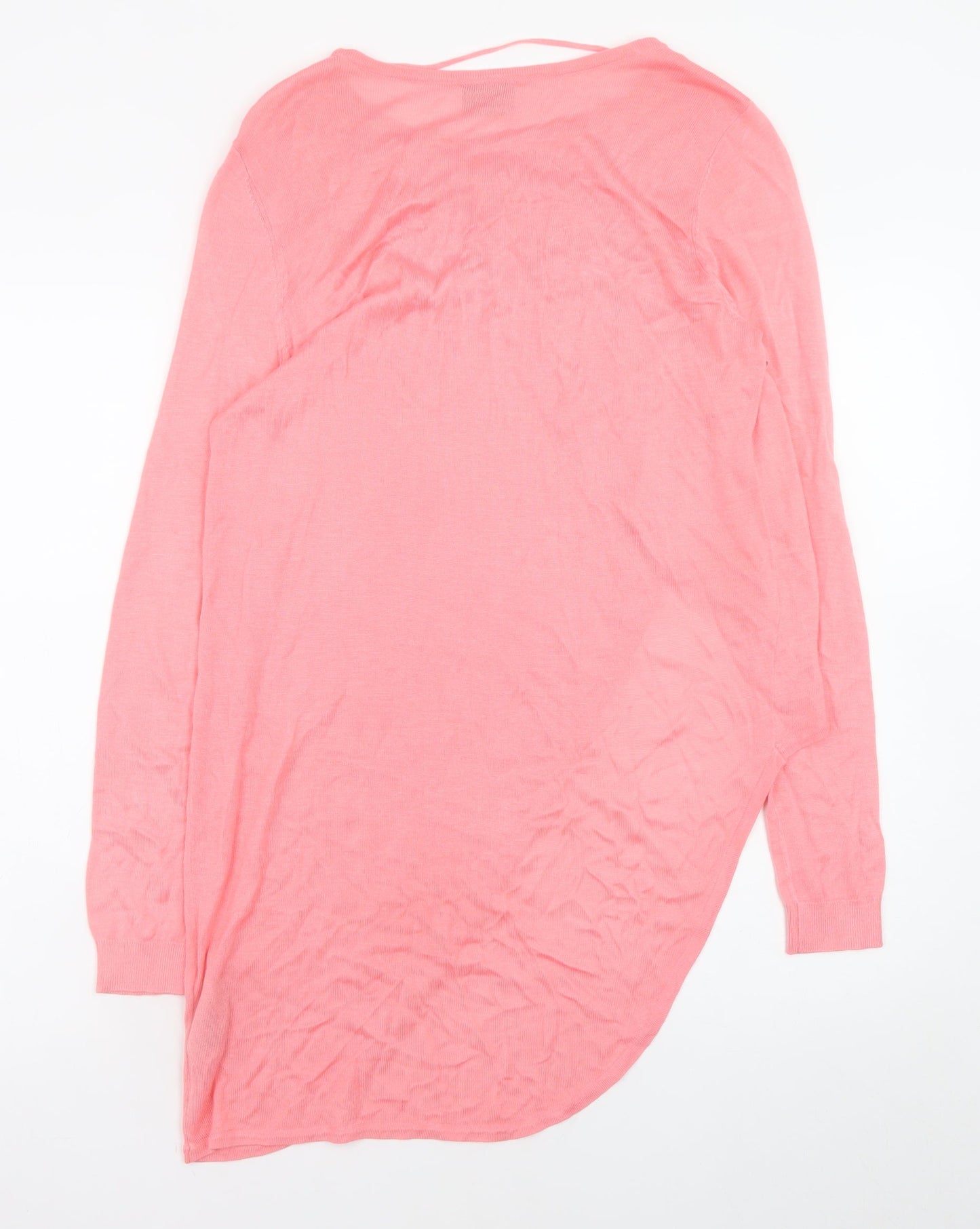 Womens UK Size M VERO MODA Pink Tunic Blouse