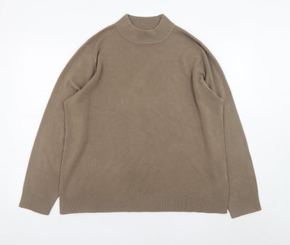 Mens UK Size L BHS Beige Pullover Jumper