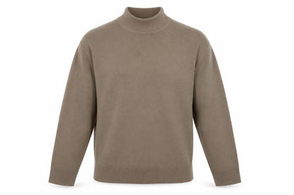 Mens UK Size L BHS Beige Pullover Jumper