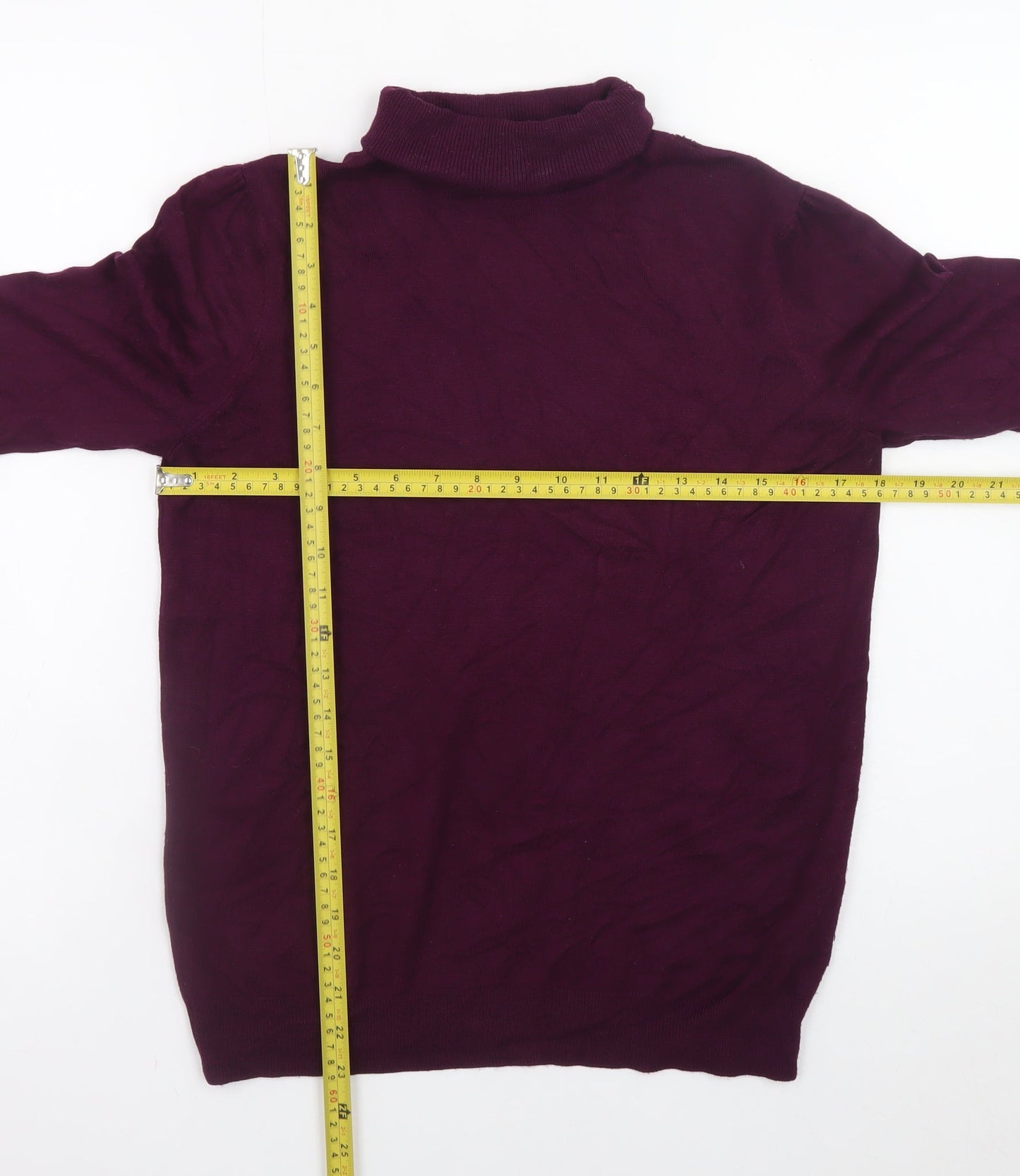Womens UK Size 12 Wallis Purple Pullover Jumper