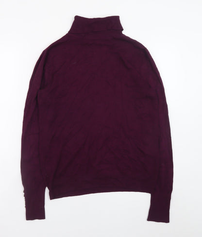Womens UK Size 12 Wallis Purple Pullover Jumper