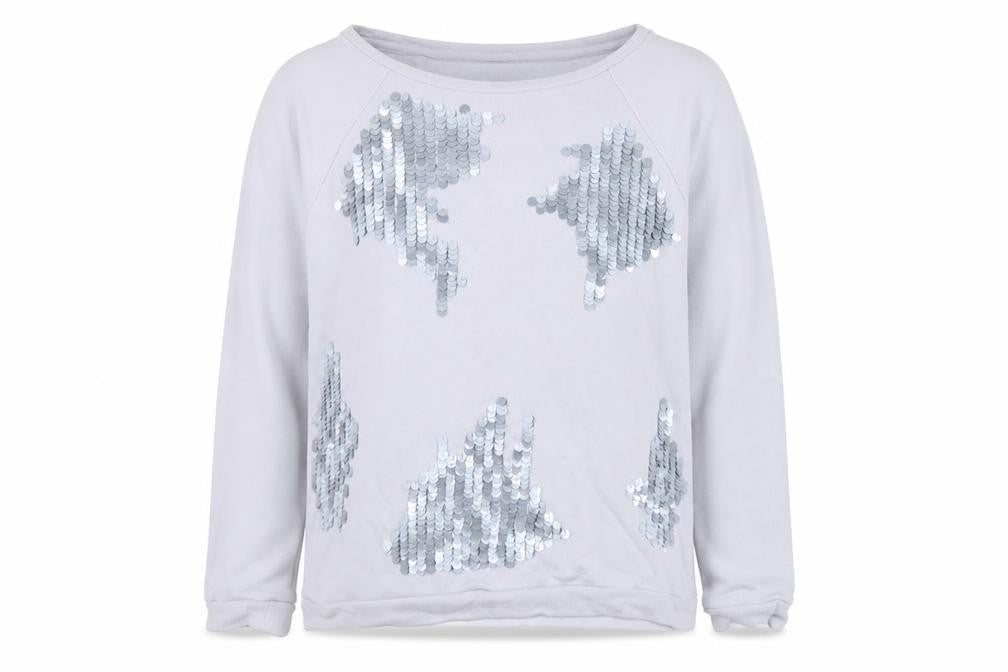 Unisex Adults UK Size L Marks and Spencer White Pullover Sweatshirt