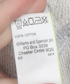 Womens UK Size 10 Marks and Spencer Grey Pullover Sweatshirt